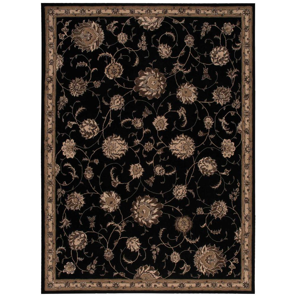 Serenade Area Rug, Black, 5'3" x 7'5"