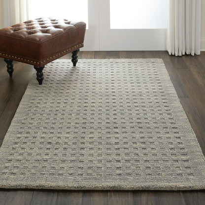 Perris Area Rug, Charcoal, 3'9" x 5'9"