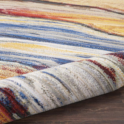 Modern Rectangle Area Rug, 6' x 8'