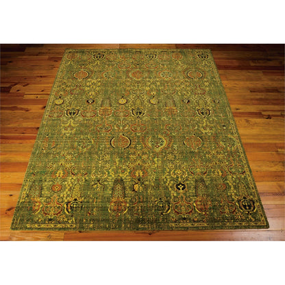 Timeless Green Gold Area Rug