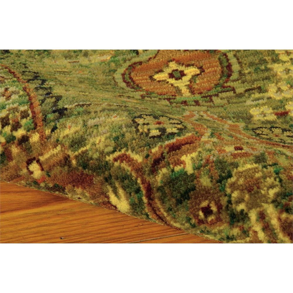 Timeless Green Gold Area Rug