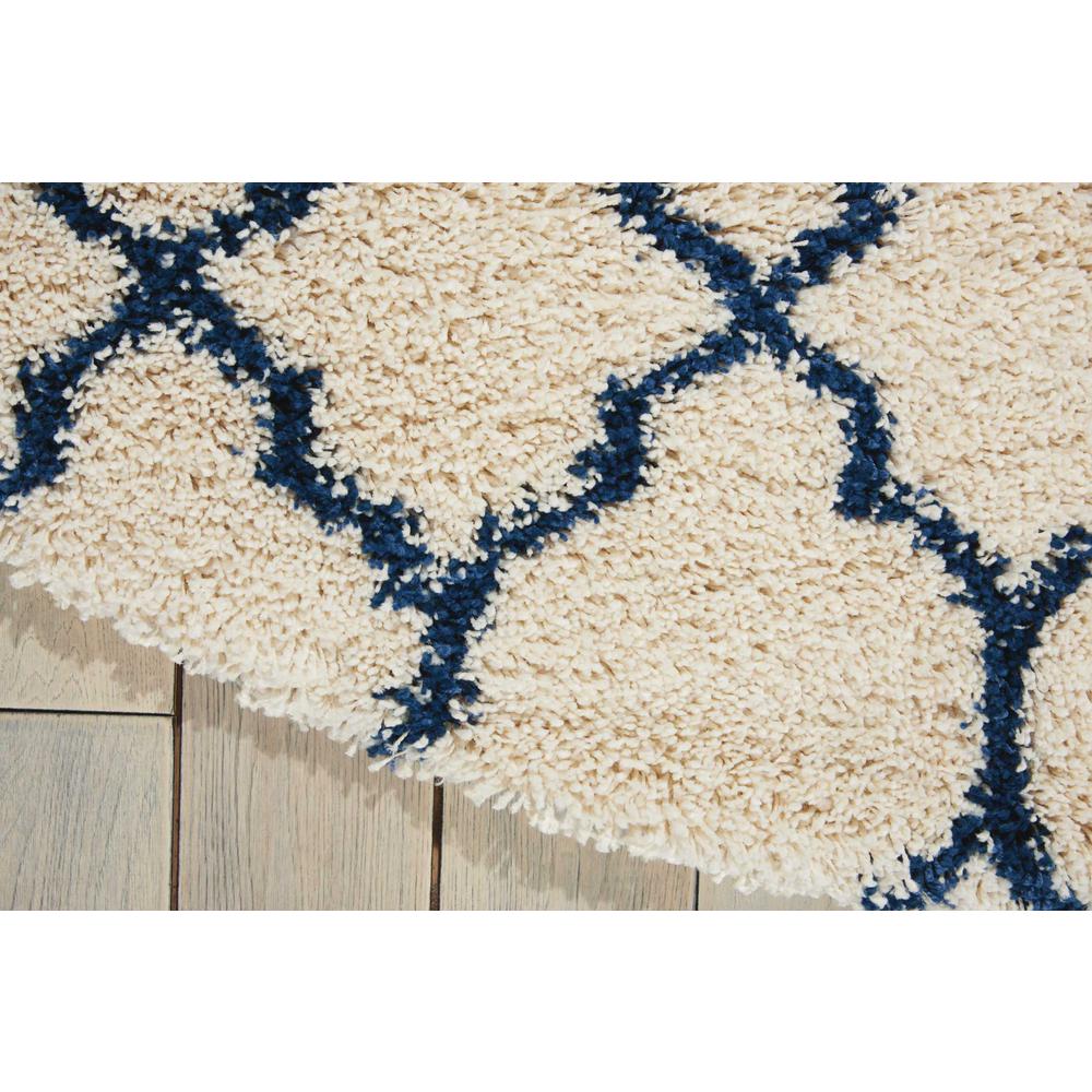 Amore Area Rug, Ivory/Blue, 7'10" x ROUND
