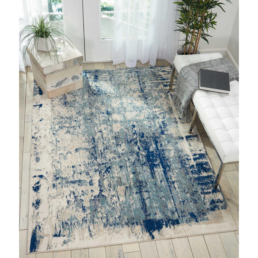 Modern Rectangle Area Rug, 5' x 7'