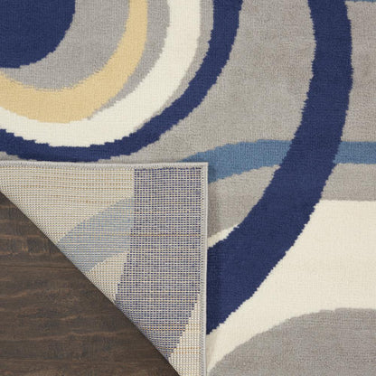 Mid-Century Modern Rectangle Area Rug, 5' x 7'