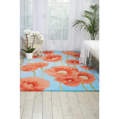 Contemporary Rectangle Area Rug, 4' x 6'