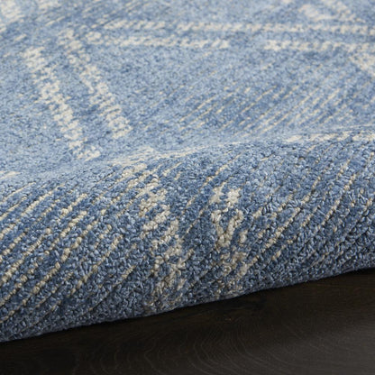 Nourison Venosa Area Rug, Blue/Ivory, 8'3' x 11'6", VSN01