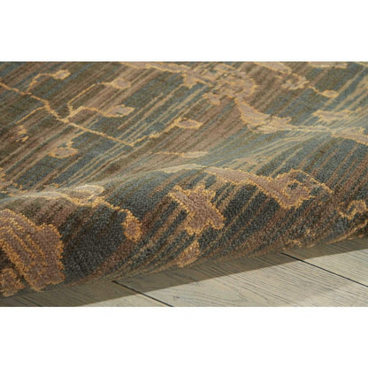 Silk Elements Area Rug, Azure, 2'5" x 10'