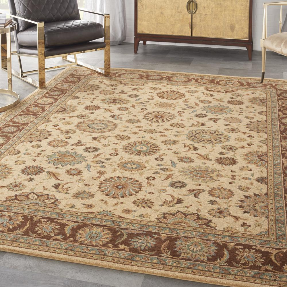 Rectangle Traditional Machine Made Area Rug