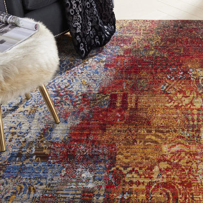 Modern Rectangle Area Rug, 6' x 8'