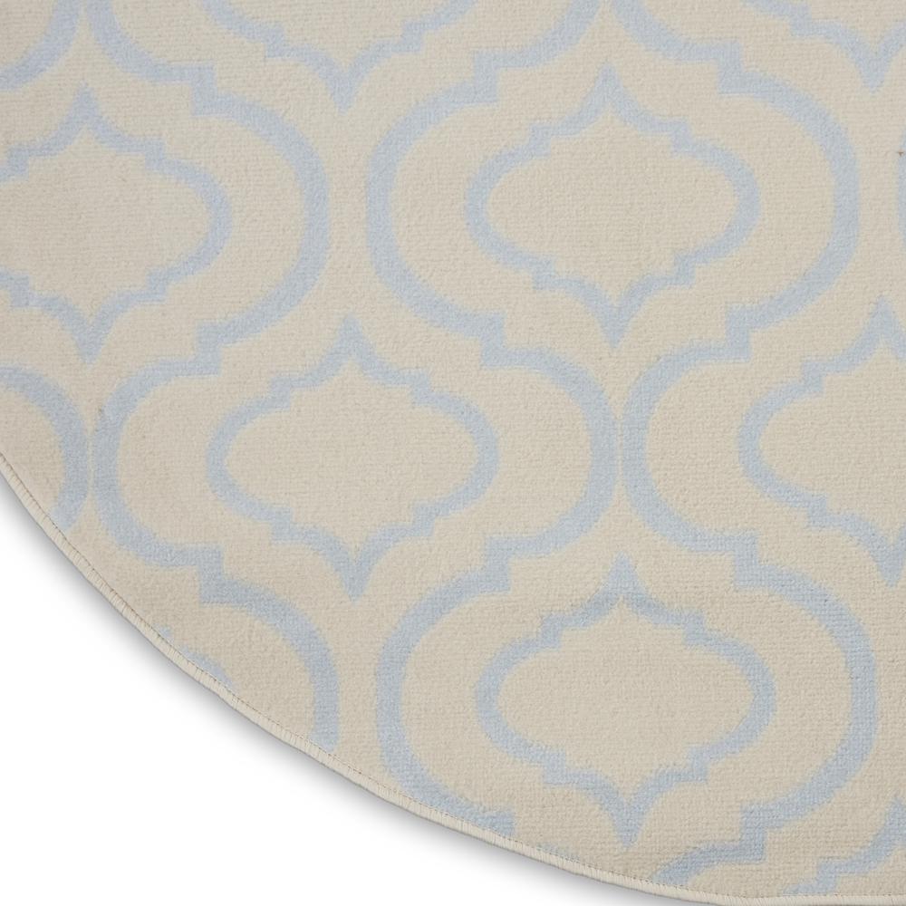 Contemporary Round Area Rug, 5' x Round
