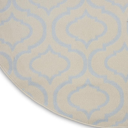 Contemporary Round Area Rug, 5' x Round