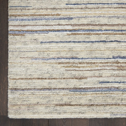 Nourison Plateau Area Rug, Ivory, 5'3" x 7'3", PAE01