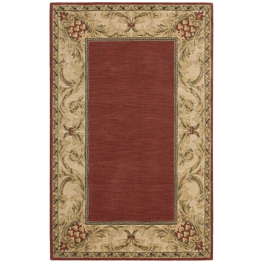 Vallencierre Rectangle Rug By, Brick, 3'6" X 5'6"