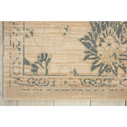 Silk Elements Area Rug, Beige, 2'5" x 10'