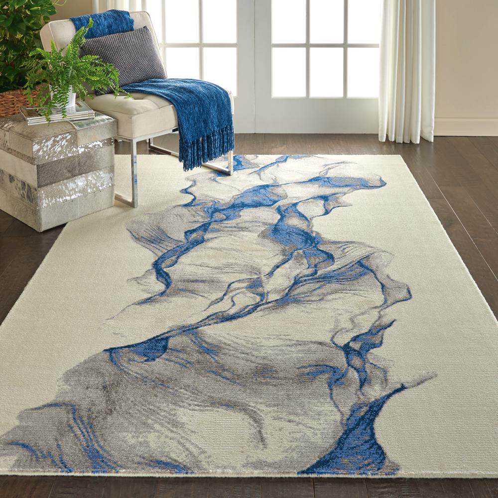 Modern Rectangle Area Rug, 6' x 8'
