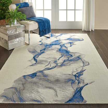 Modern Rectangle Area Rug, 6' x 8'