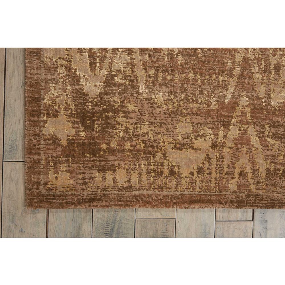 Silken Allure Area Rug, Chocolate, 5'6" x 8'
