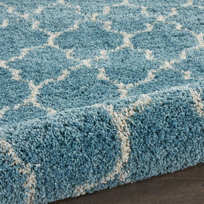 Amore Area Rug, Aqua, 6'7" x 9'6"