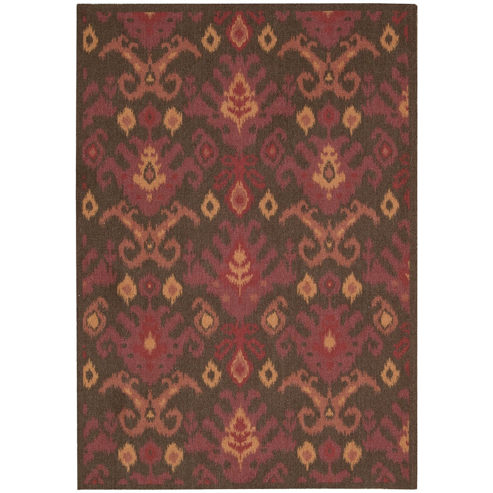 Vista Rectangle Rug By, Brown, 5' X 7'