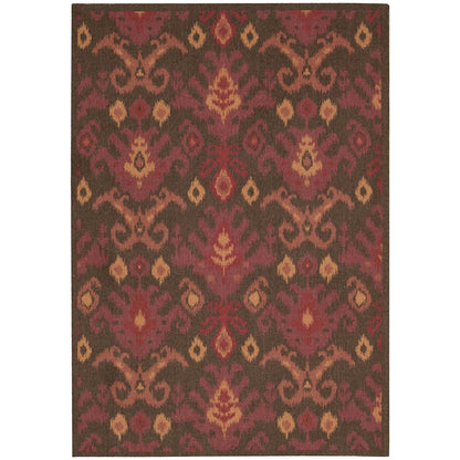Vista Rectangle Rug By, Brown, 5' X 7'
