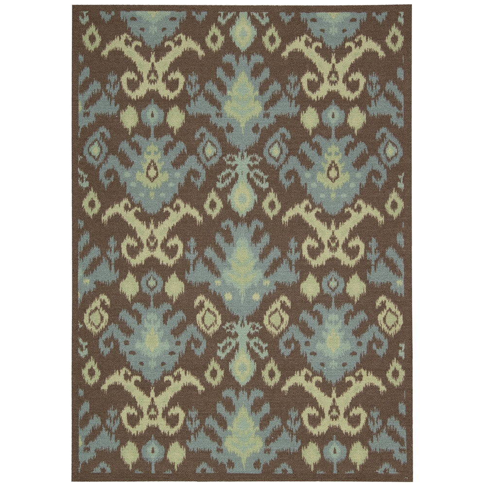 Vista Rectangle Rug By, Chocolate, 5' X 7'