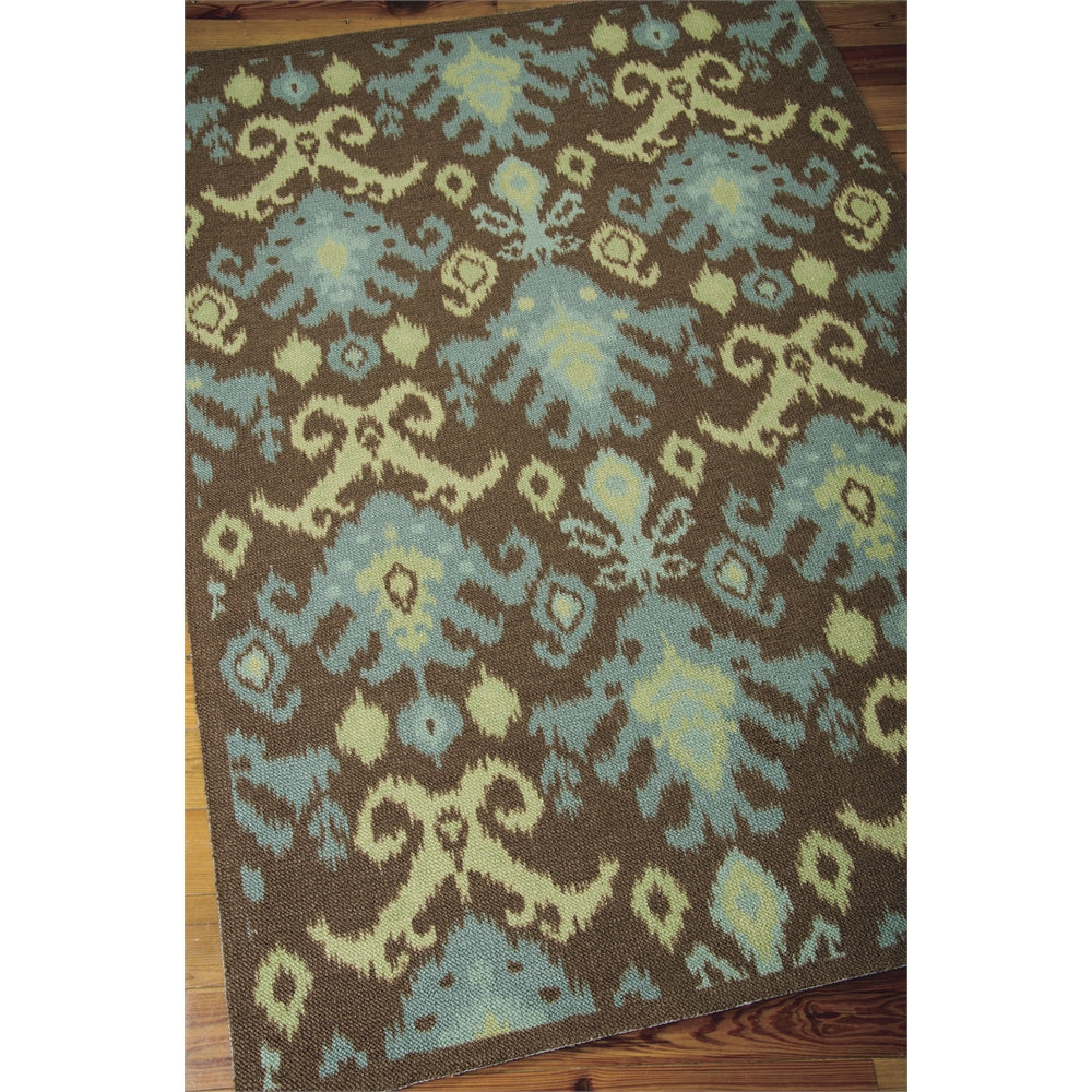 Vista Rectangle Rug By, Chocolate, 5' X 7'