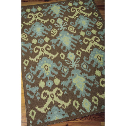 Vista Rectangle Rug By, Chocolate, 5' X 7'