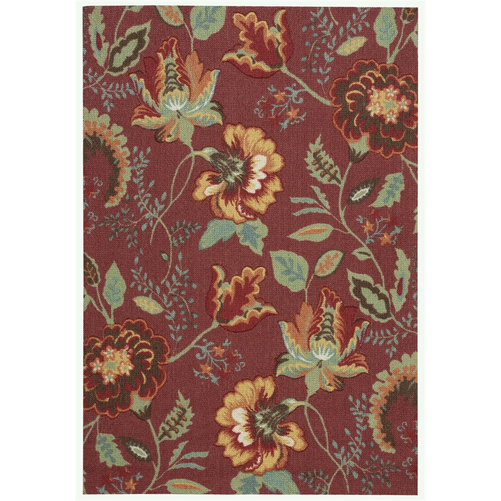 Vista Rectangle Rug By, Brick, 4' X 6'