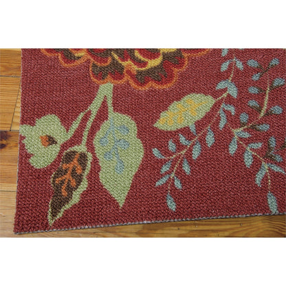 Vista Rectangle Rug By, Brick, 5' X 7'