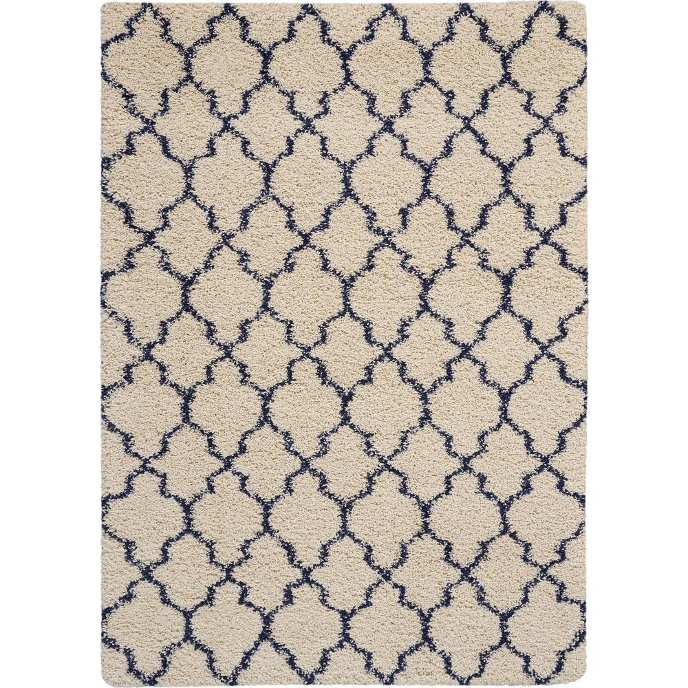 Amore Area Rug, Ivory/Blue, 3'11" x 5'11"