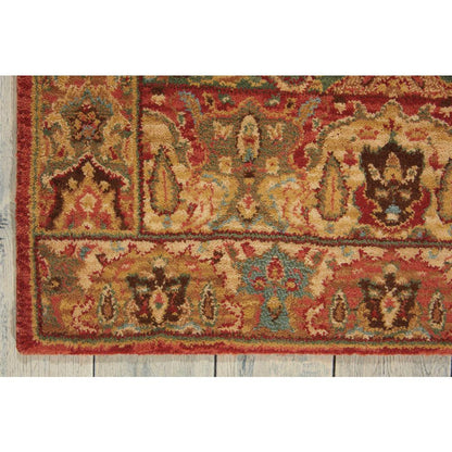 Rectangle Traditional Machine Made Area Rug