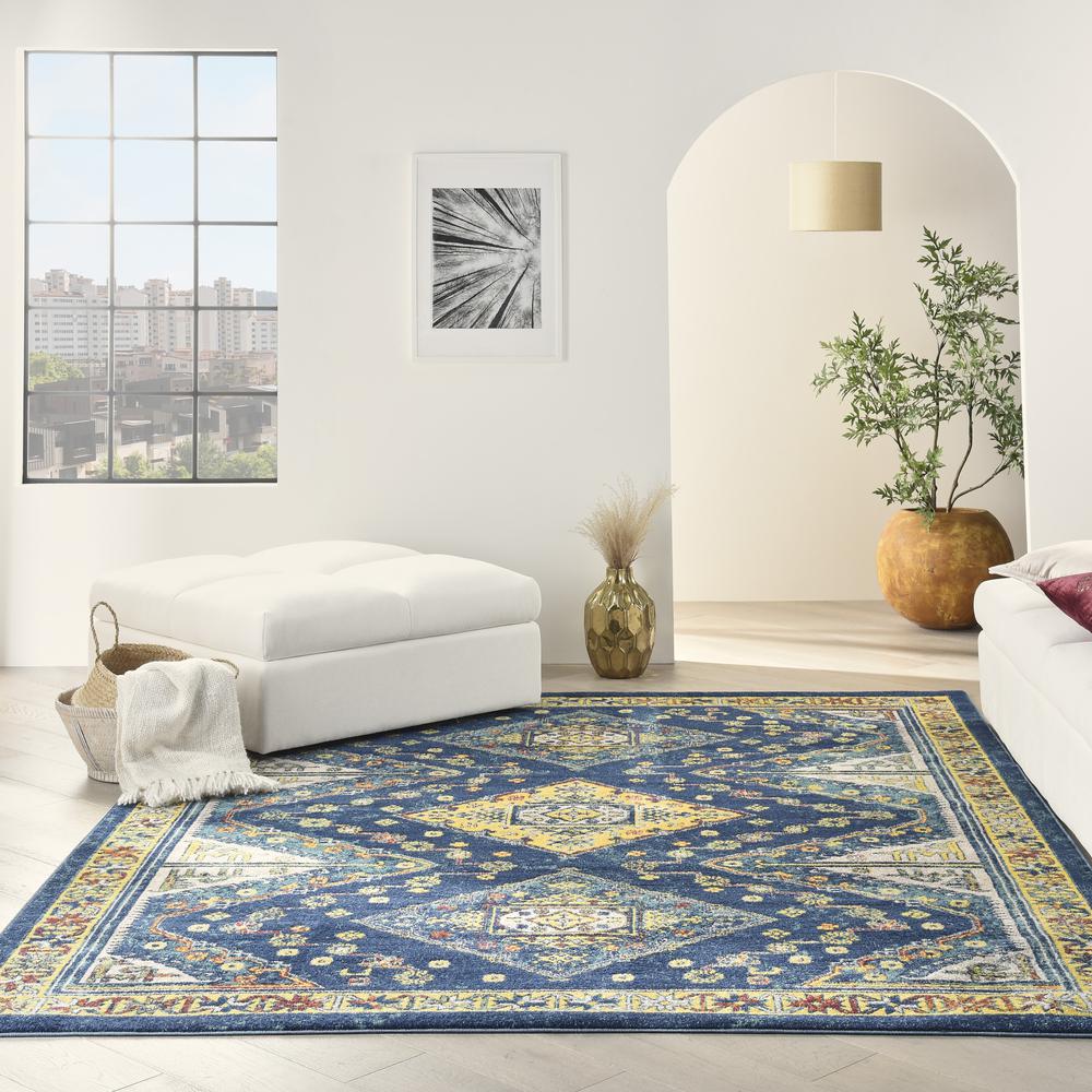 Bohemian Rectangle Area Rug, 8' x 10'