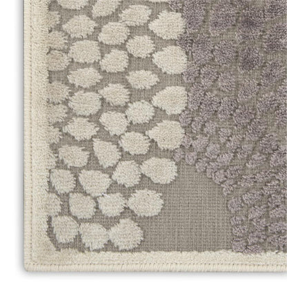 Graphic Illusions Area Rug, Grey, 6'7" x 9'6"