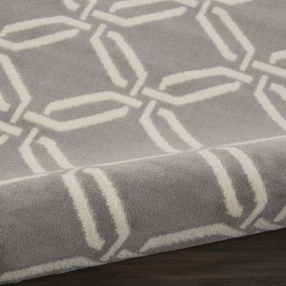 Contemporary Runner Area Rug, 7' Runner