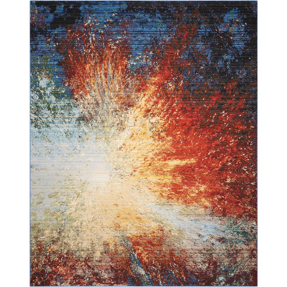 Modern Rectangle Area Rug, 9' x 12'