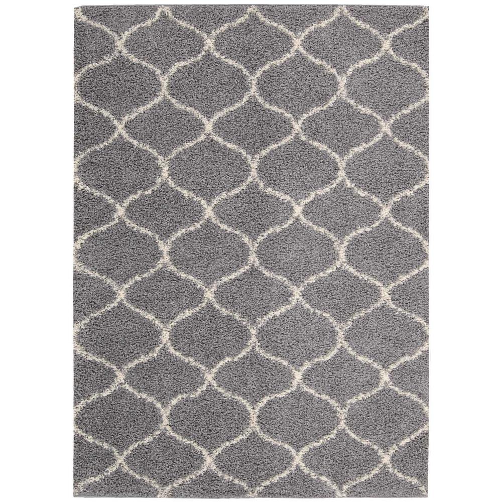 Nourison Windsor Silver Shag Area Rug