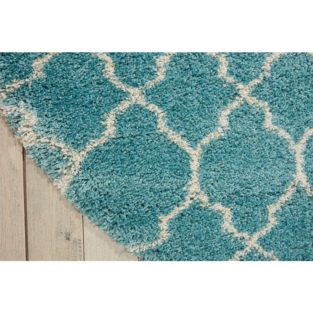 Amore Area Rug, Aqua, 7'10" x ROUND