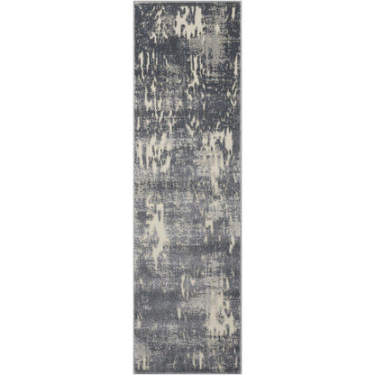 Gleam Area Rug, Slate, 2'2" x 7'6"