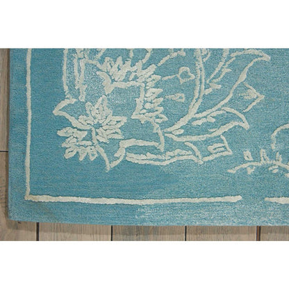 Opaline Area Rug, Aqua, 3'9" x 5'9"
