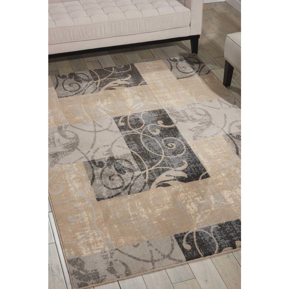 Contemporary Rectangle Area Rug, 9' x 13'