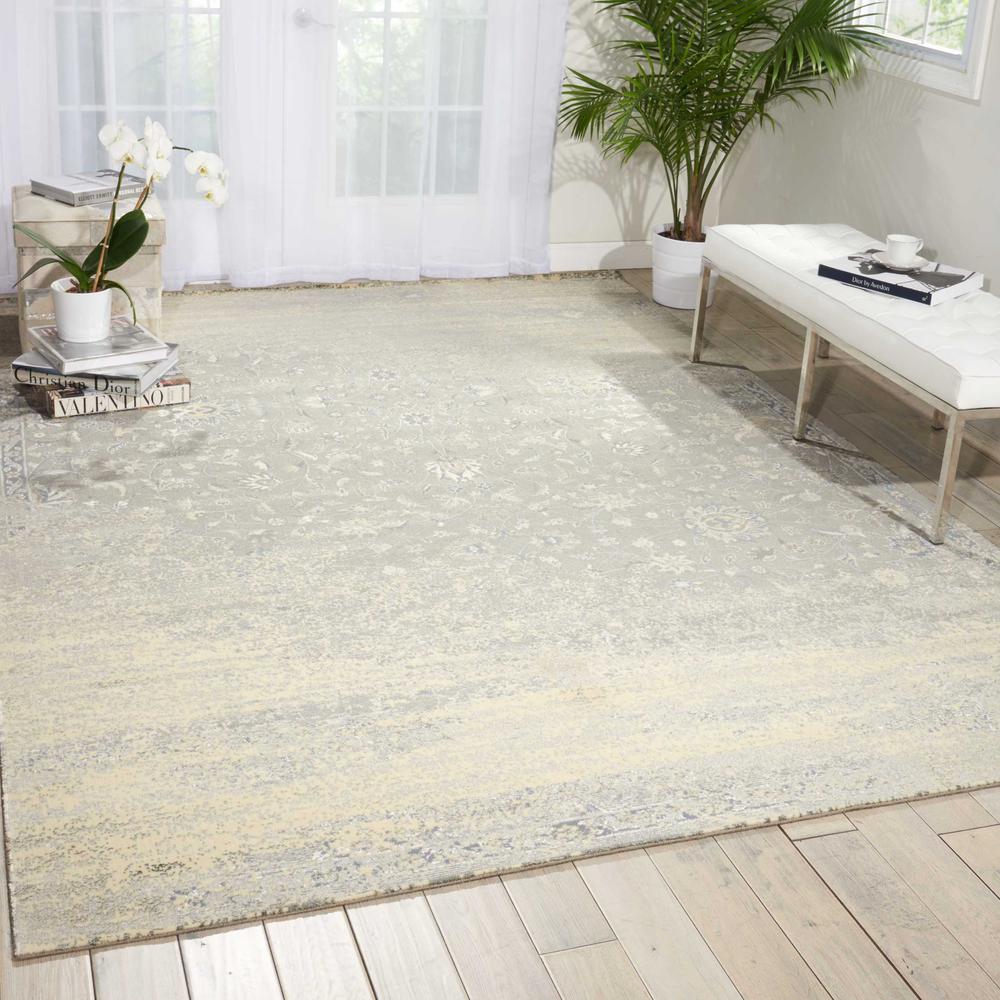 Luminance Area Rug, Silver, 7'6" x 10'6"