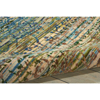 Rhapsody Area Rug, Beige/Blue, 9'9" x 13'