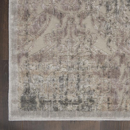 Graphic Illusions Area Rug, Grey, 7'9" x 10'10"