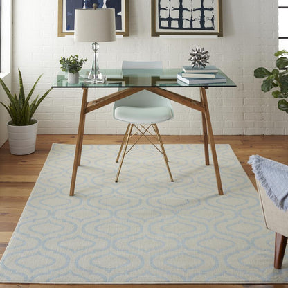 Contemporary Rectangle Area Rug, 5' x 7'