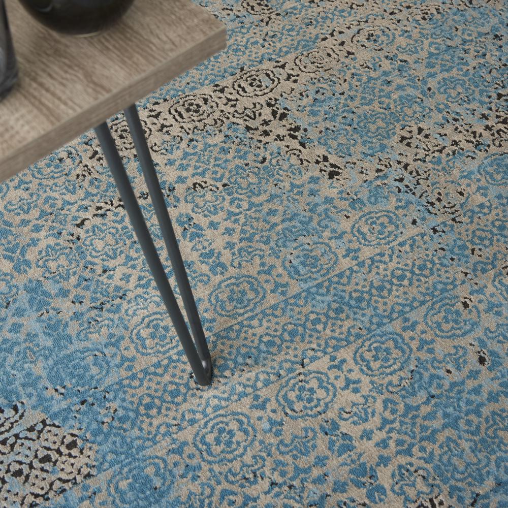 Karma Area Rug, Blue, 5'3" x 7'4"