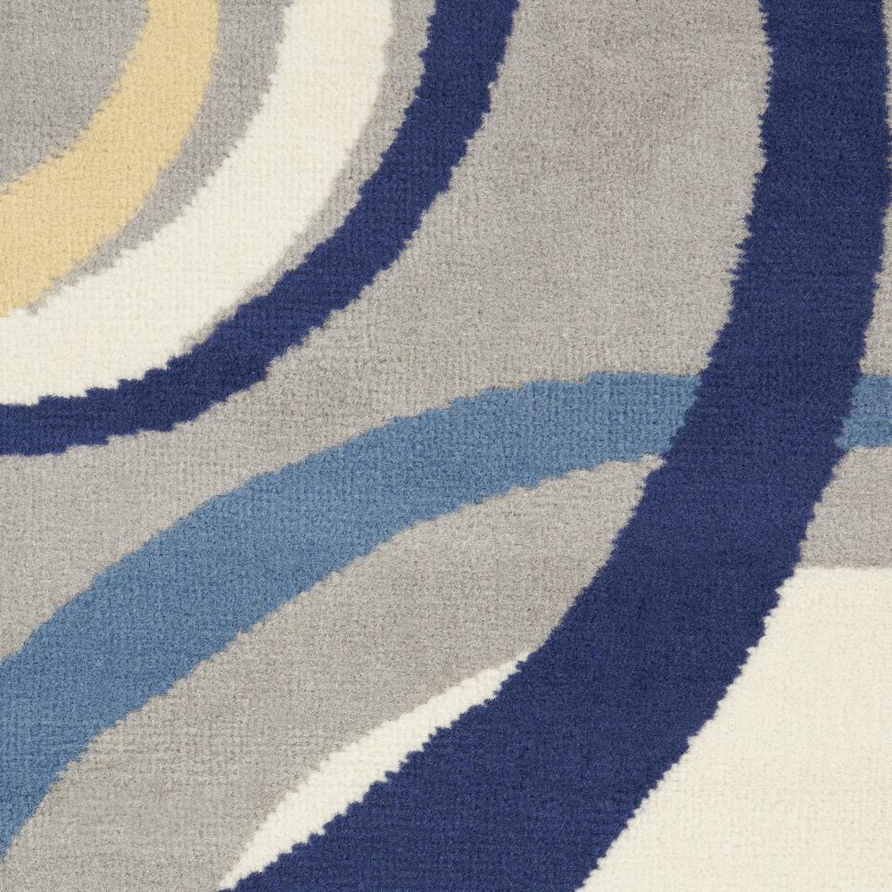 Mid-Century Modern Runner Area Rug, 8' Runner
