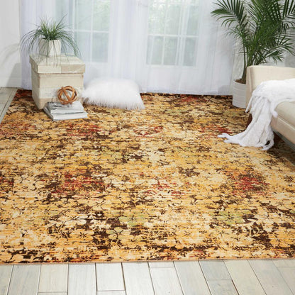 Rhapsody Area Rug, Beige/Gold, 8'6" x 11'6"