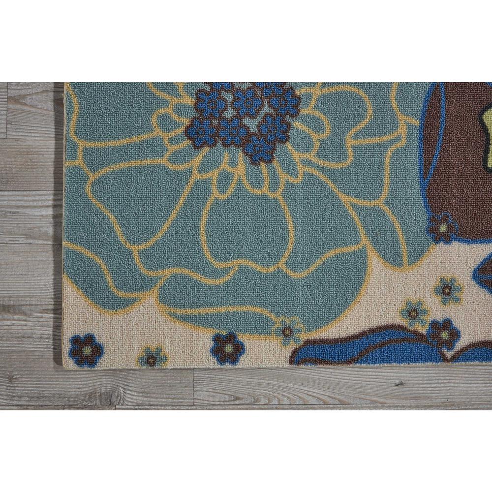 Home & Garden Area Rug, Light Blue, 2'3" x 8'