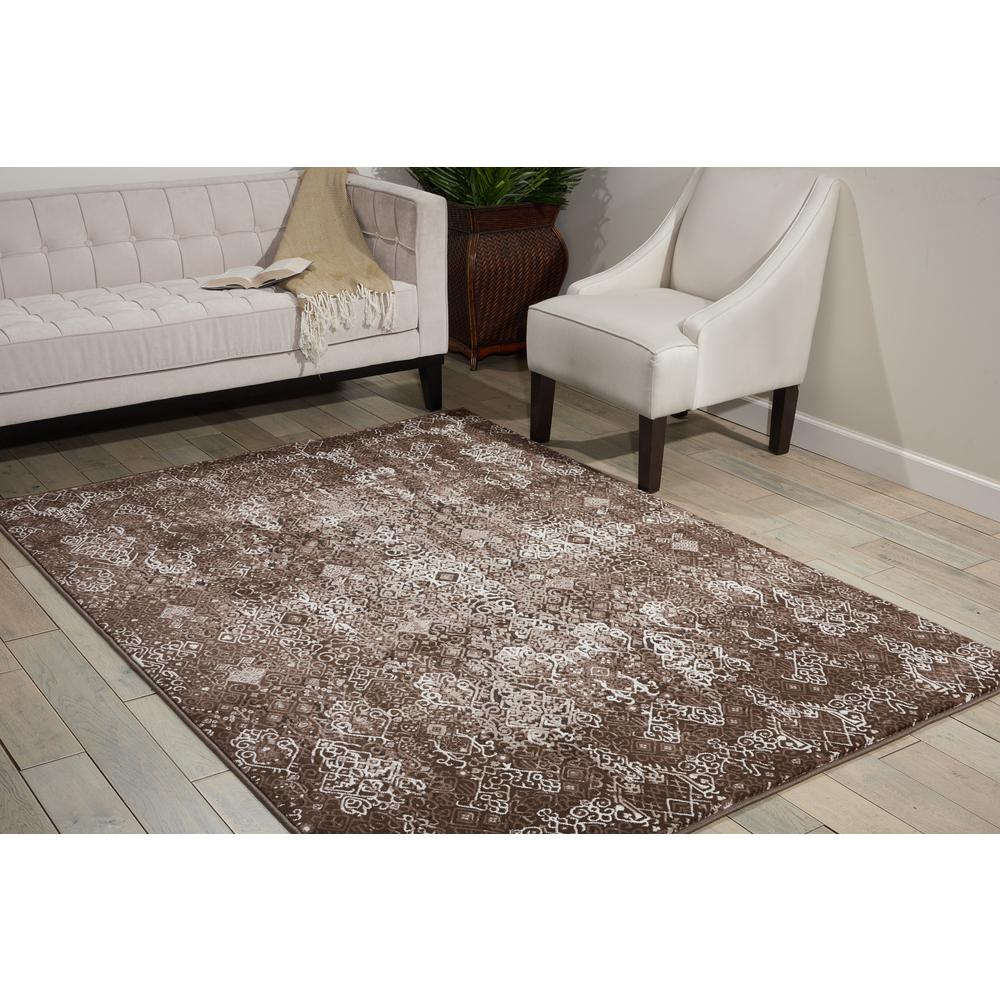Karma Area Rug, Mocha, 5'3" x 7'4"
