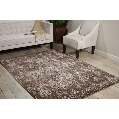 Karma Area Rug, Mocha, 5'3" x 7'4"